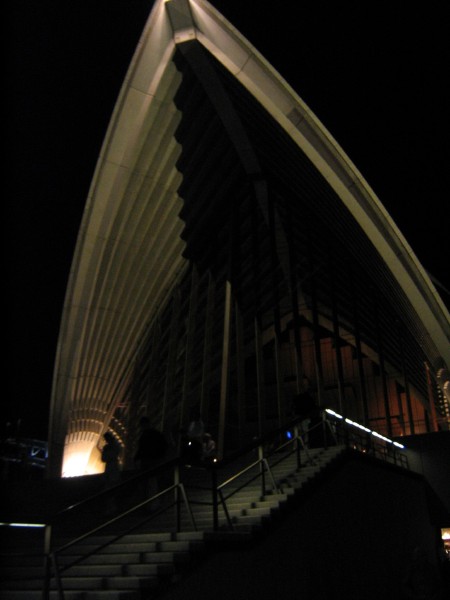 Opera House at night