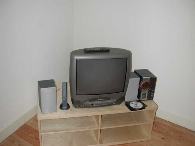 Our TV/Stereo in Amsterdam