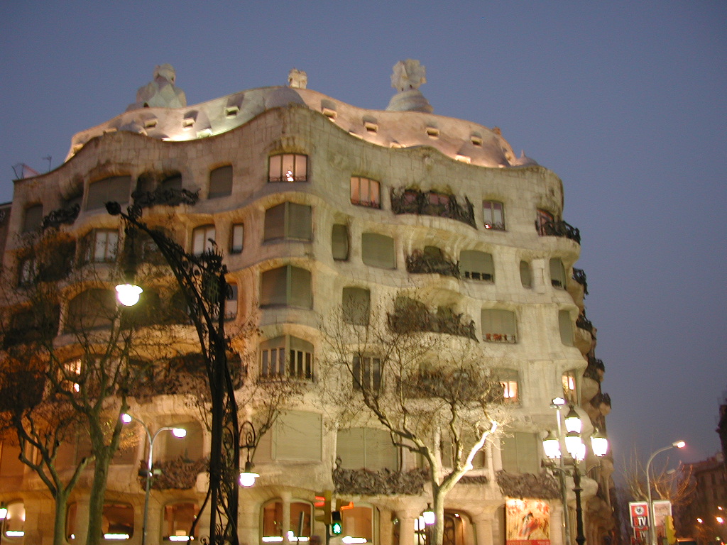 Gaudi at night