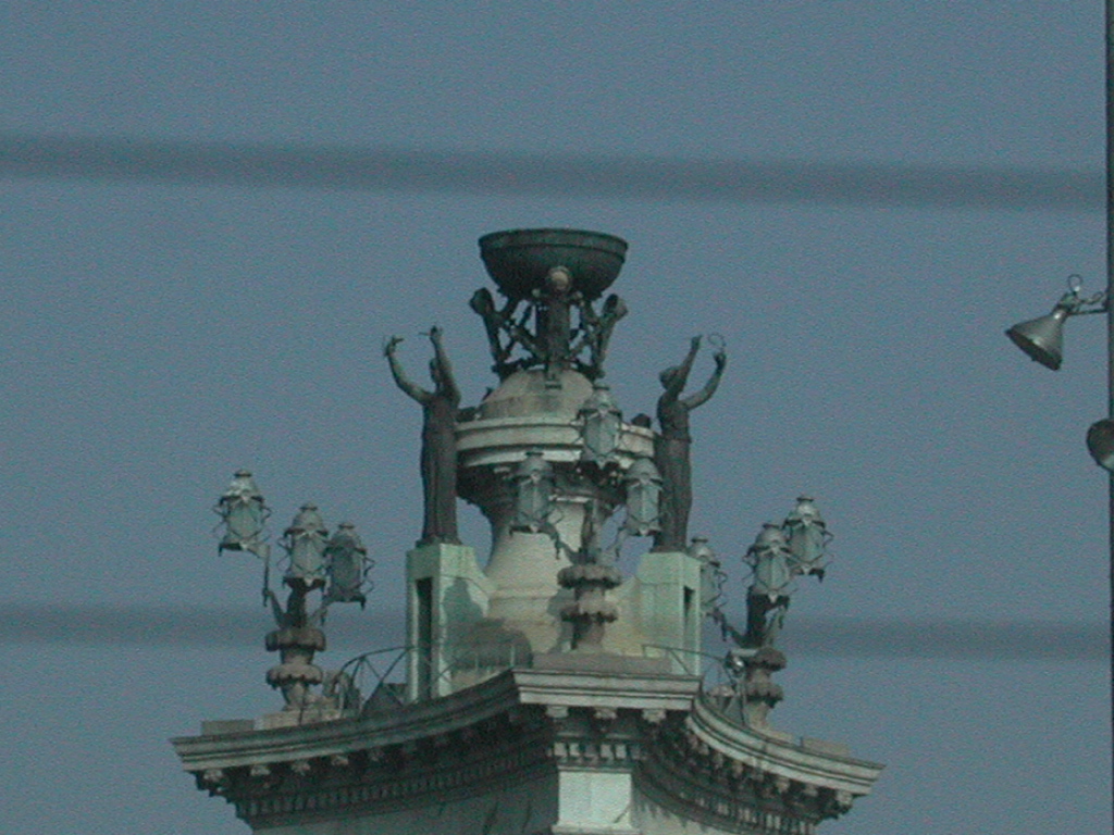 Leaving Barcelona shot from cab